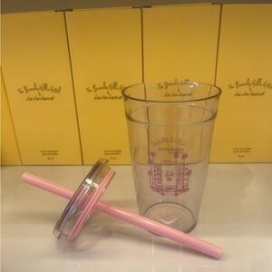 La La Land x The Beverly Hills Hotel Limited Edition Tumbler with Straw. NIB